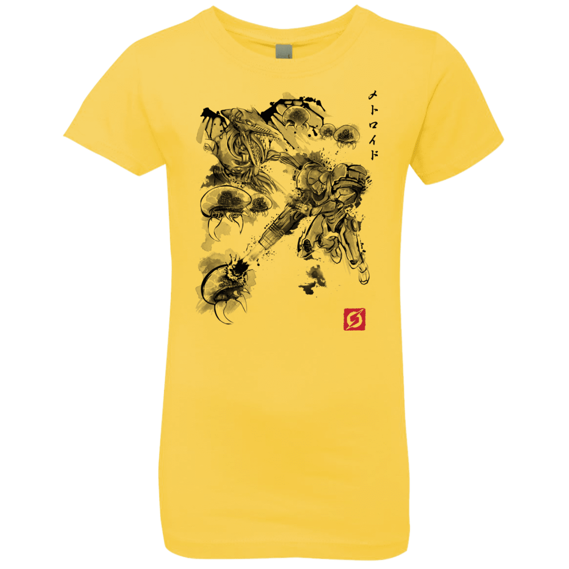 T-Shirts Vibrant Yellow / YXS Attack of the space pirates Girls Premium T-Shirt