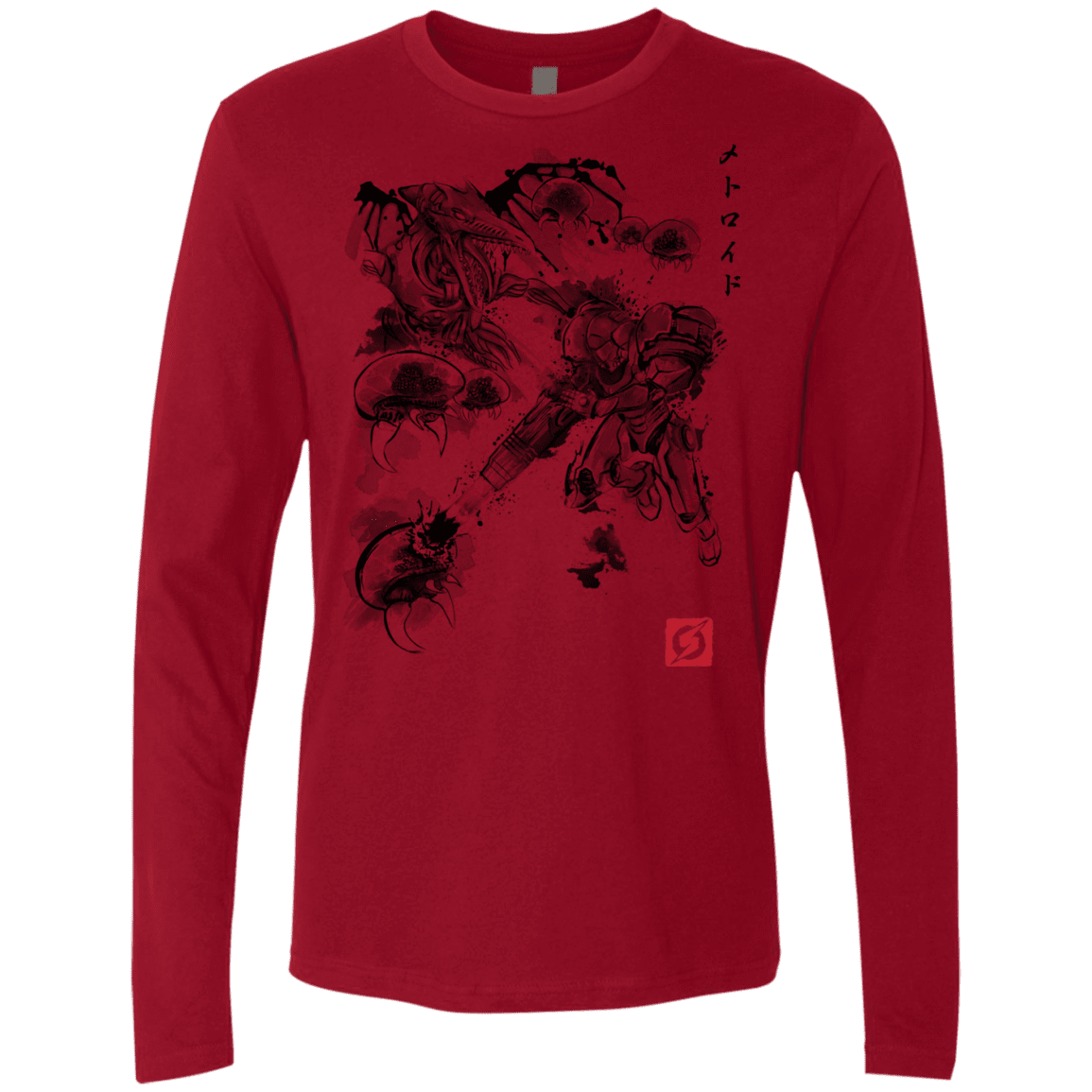 T-Shirts Cardinal / Small Attack of the space pirates Men's Premium Long Sleeve