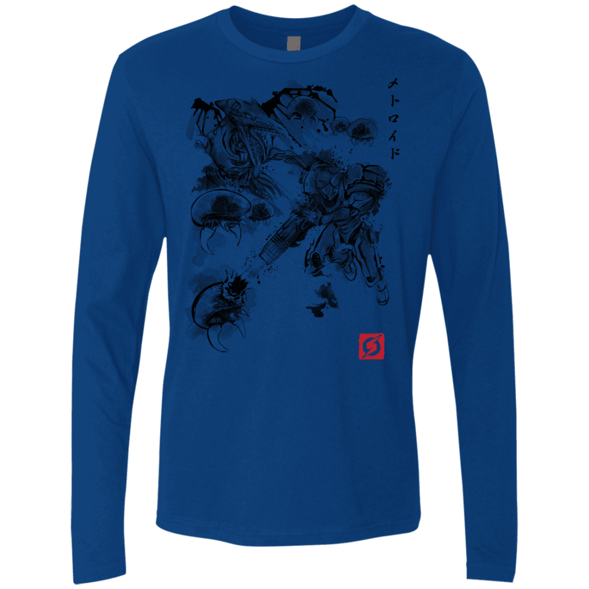 T-Shirts Royal / Small Attack of the space pirates Men's Premium Long Sleeve