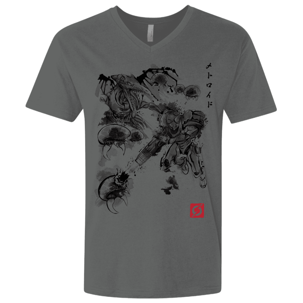 T-Shirts Heavy Metal / X-Small Attack of the space pirates Men's Premium V-Neck