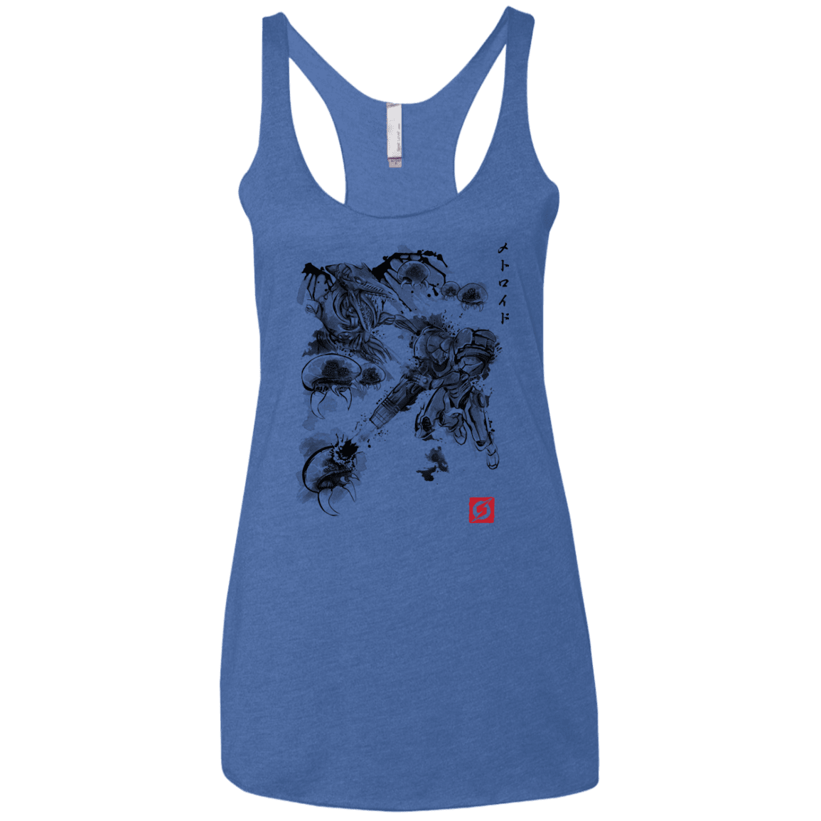 T-Shirts Vintage Royal / X-Small Attack of the space pirates Women's Triblend Racerback Tank