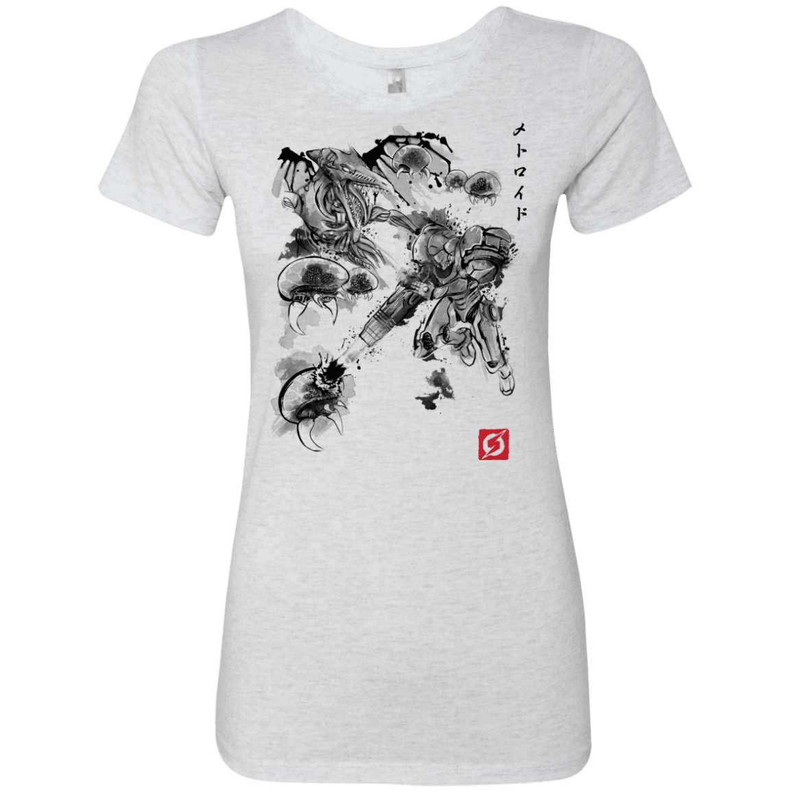 T-Shirts Heather White / Small Attack of the space pirates Women's Triblend T-Shirt