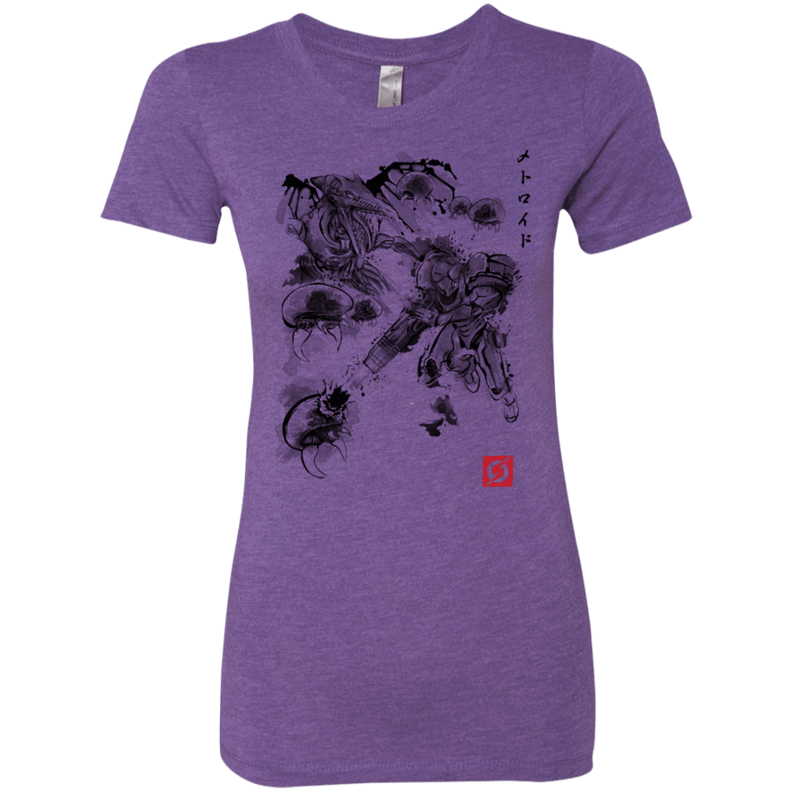 T-Shirts Purple Rush / Small Attack of the space pirates Women's Triblend T-Shirt