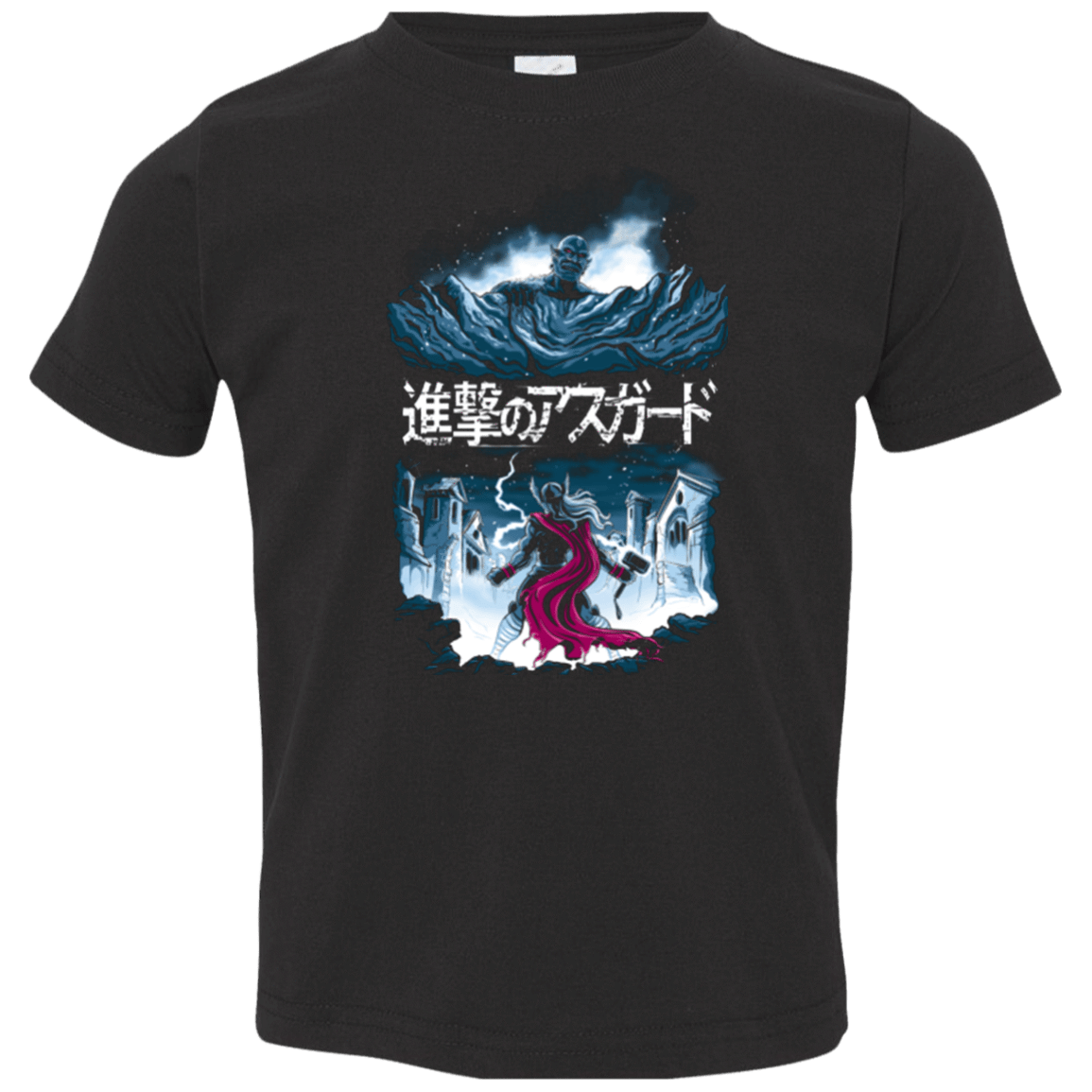 T-Shirts Black / 2T Attack On Asgard Toddler Premium T-Shirt
