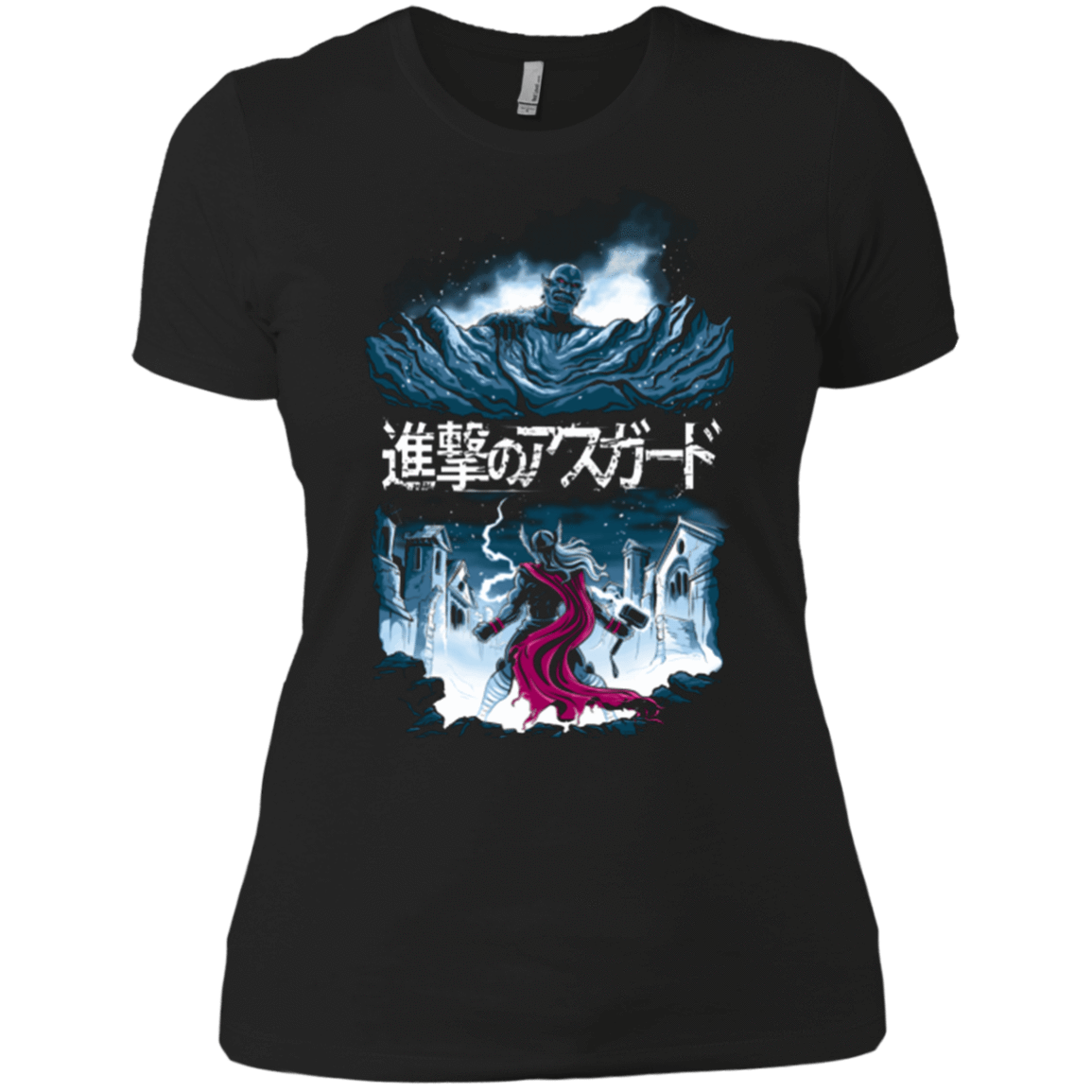 T-Shirts Black / X-Small Attack On Asgard Women's Premium T-Shirt