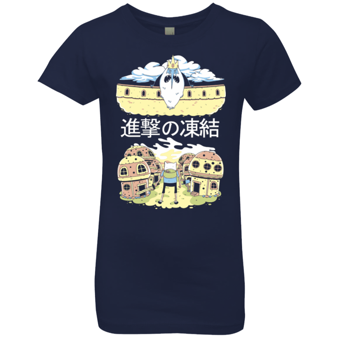 T-Shirts Midnight Navy / YXS Attack on Freeze Girls Premium T-Shirt