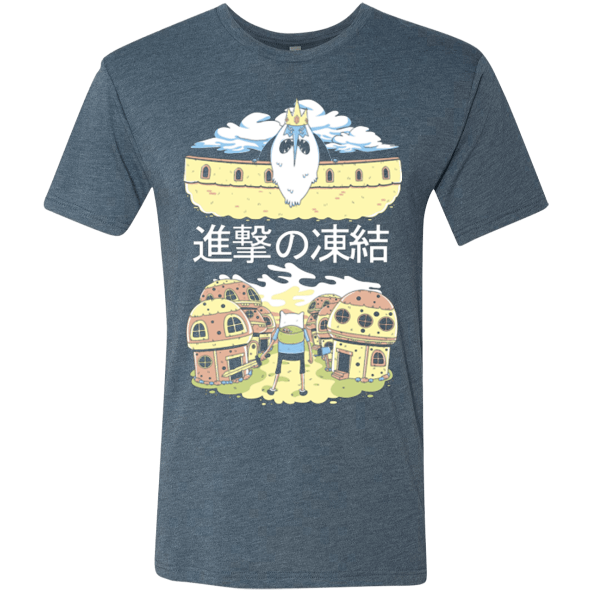 T-Shirts Indigo / Small Attack on Freeze Men's Triblend T-Shirt