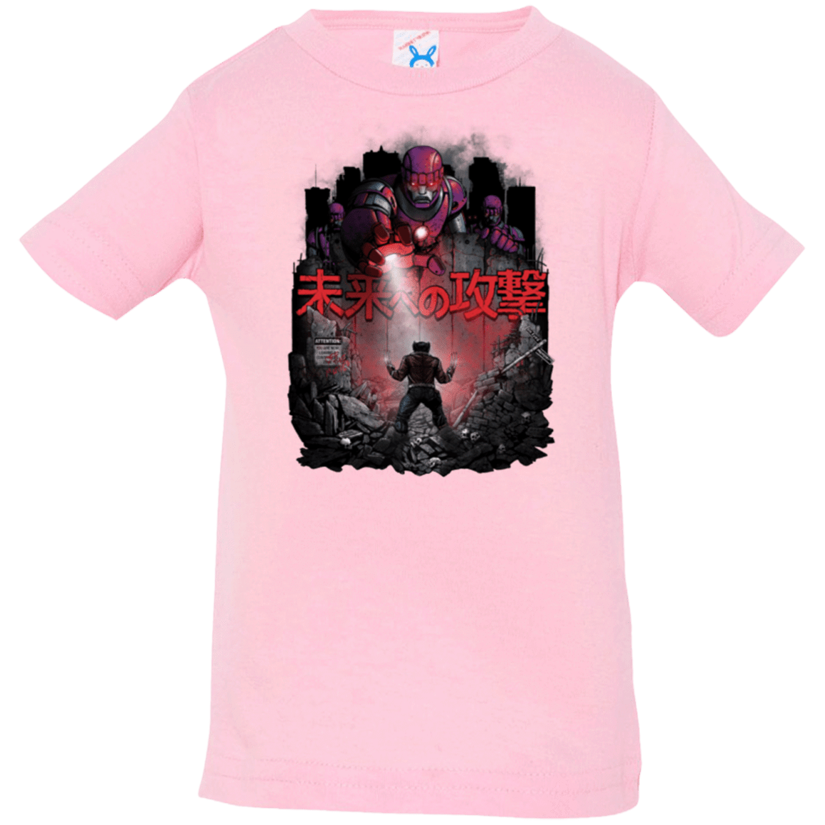 T-Shirts Pink / 6 Months Attack On The Future Infant Premium T-Shirt