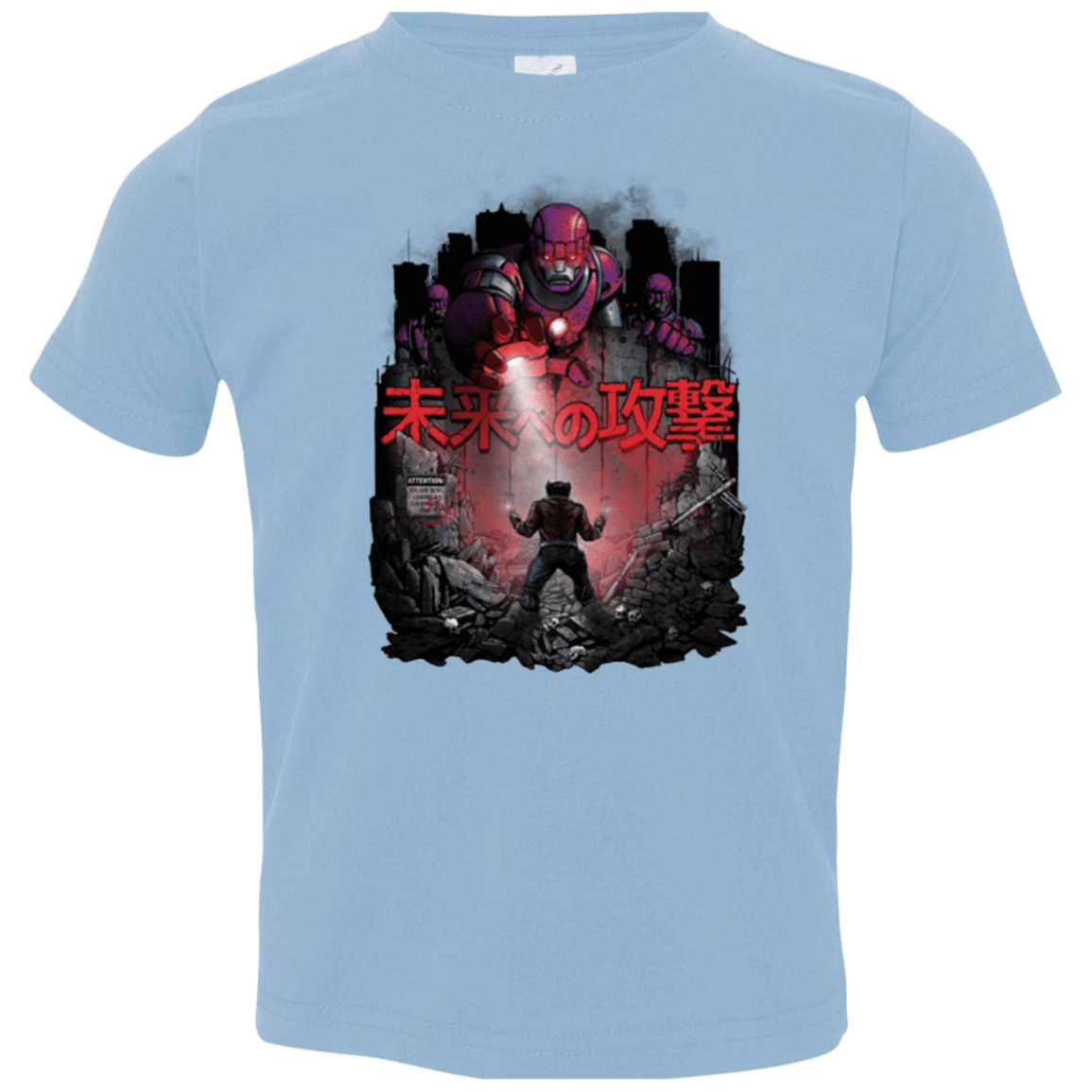 T-Shirts Light Blue / 2T Attack On The Future Toddler Premium T-Shirt