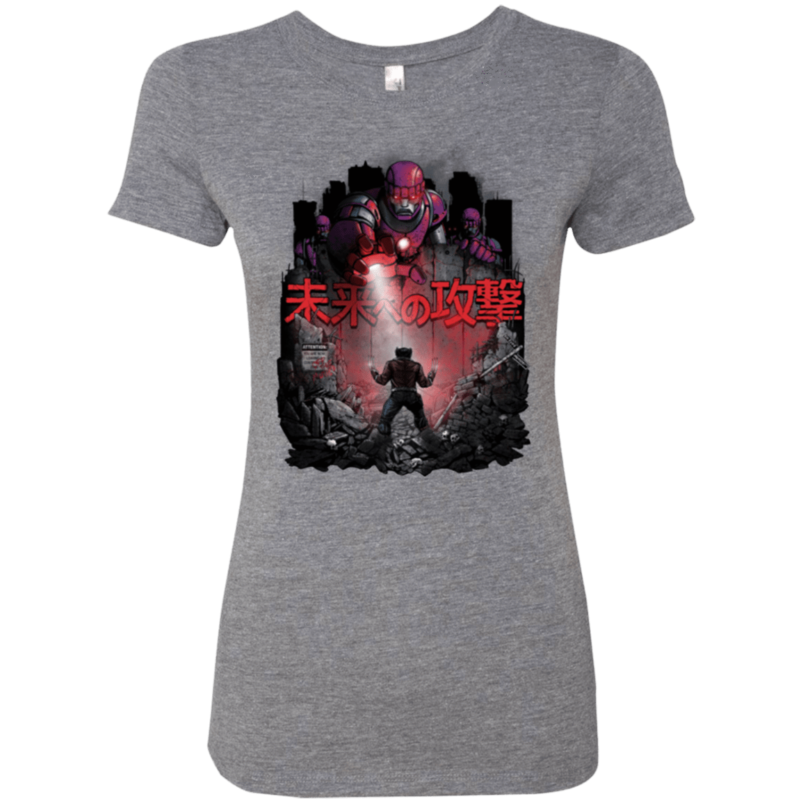 T-Shirts Premium Heather / Small Attack On The Future Women's Triblend T-Shirt