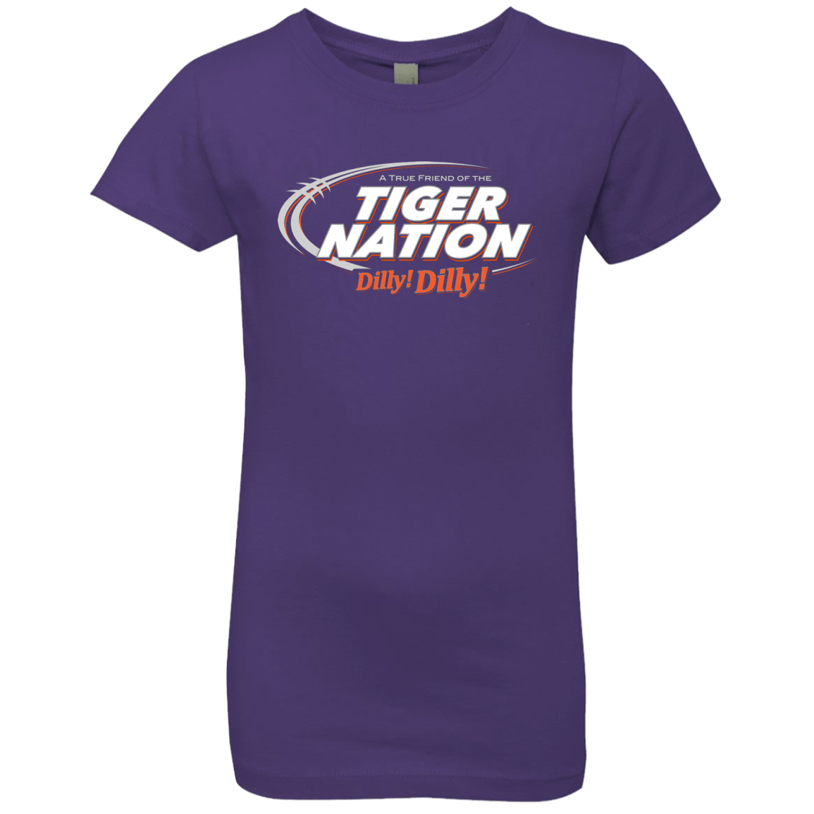T-Shirts Purple Rush / YXS Auburn Dilly Dilly Girls Premium T-Shirt