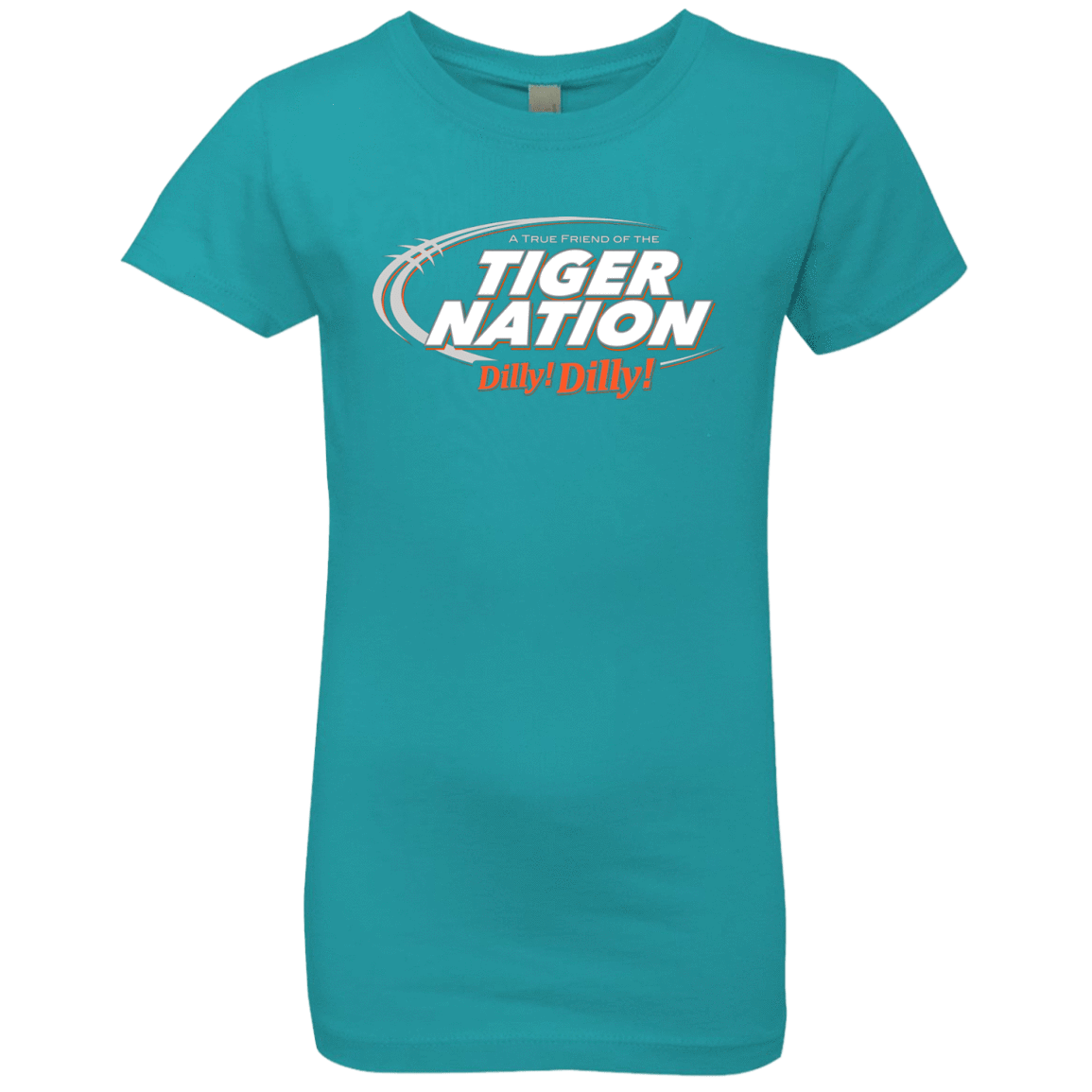 T-Shirts Tahiti Blue / YXS Auburn Dilly Dilly Girls Premium T-Shirt