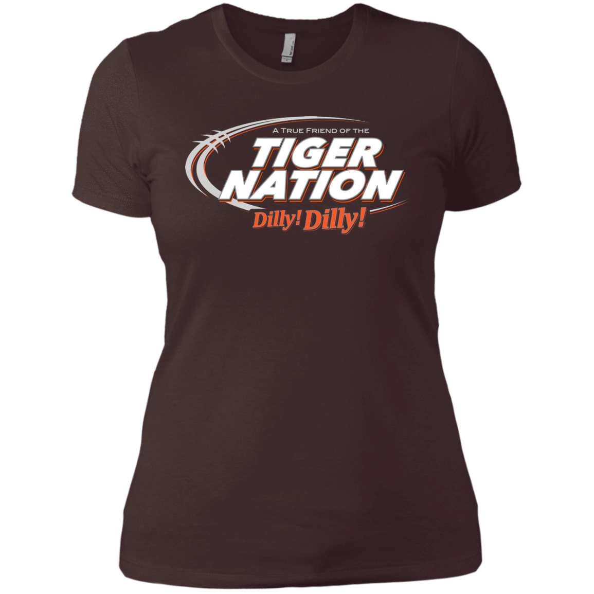 T-Shirts Dark Chocolate / X-Small Auburn Dilly Dilly Women's Premium T-Shirt