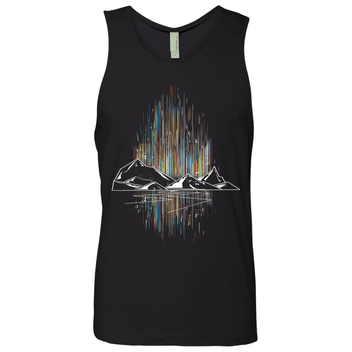 T-Shirts Black / S Aurora Men's Premium Tank Top