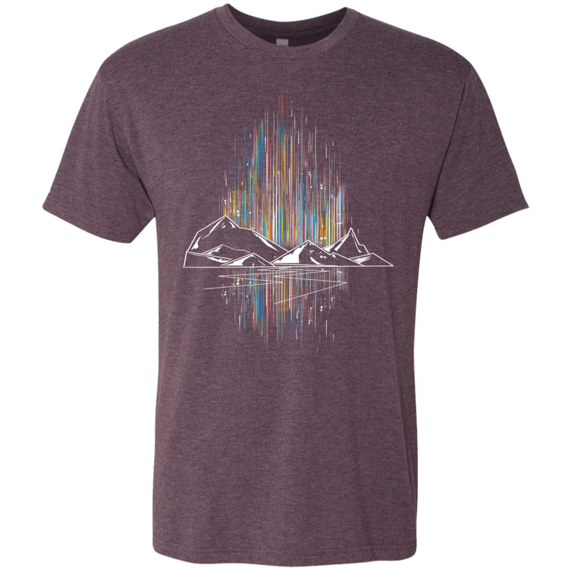 T-Shirts Vintage Purple / S Aurora Men's Triblend T-Shirt