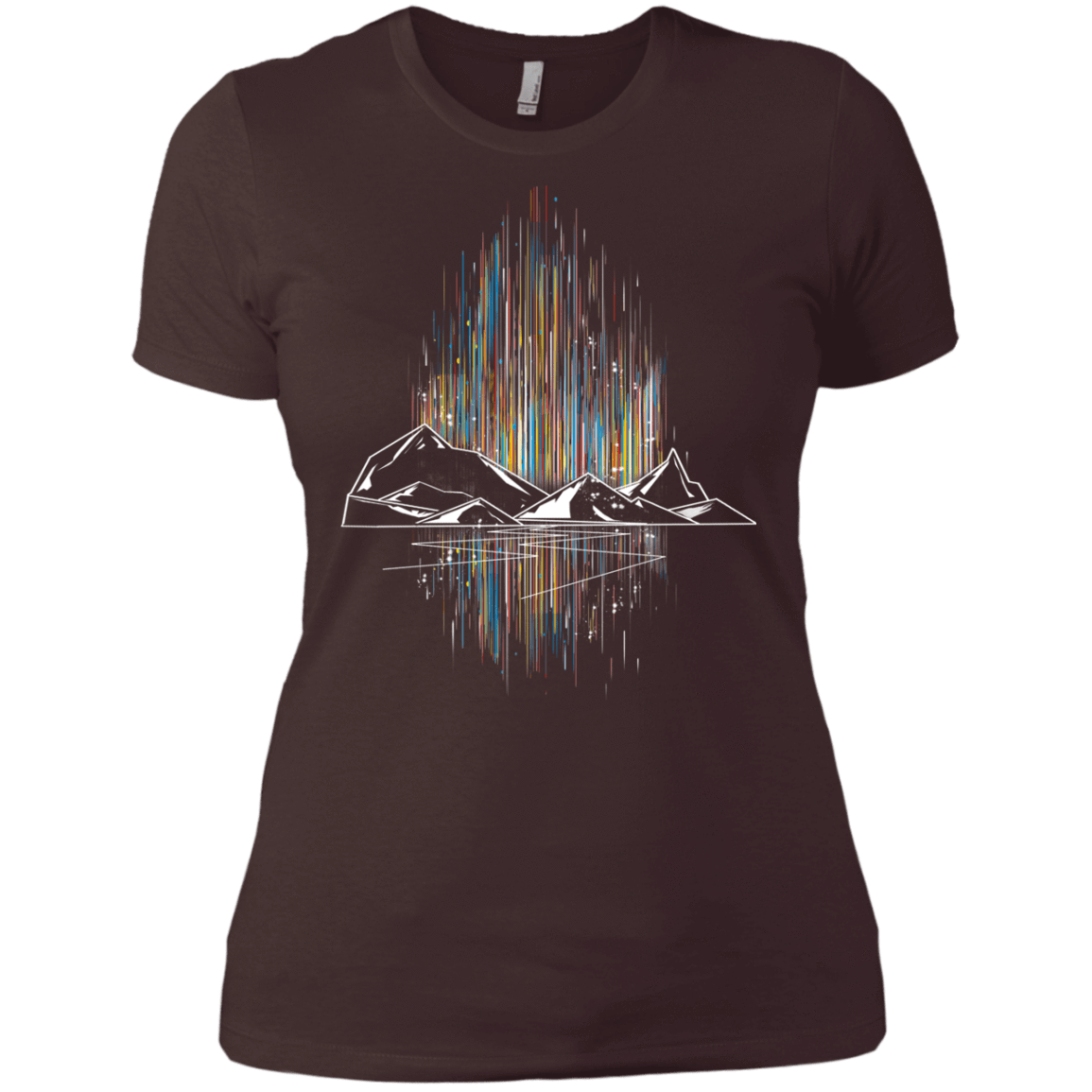 T-Shirts Dark Chocolate / X-Small Aurora Women's Premium T-Shirt