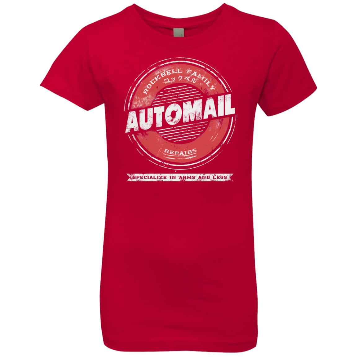 T-Shirts Red / YXS Automail Girls Premium T-Shirt