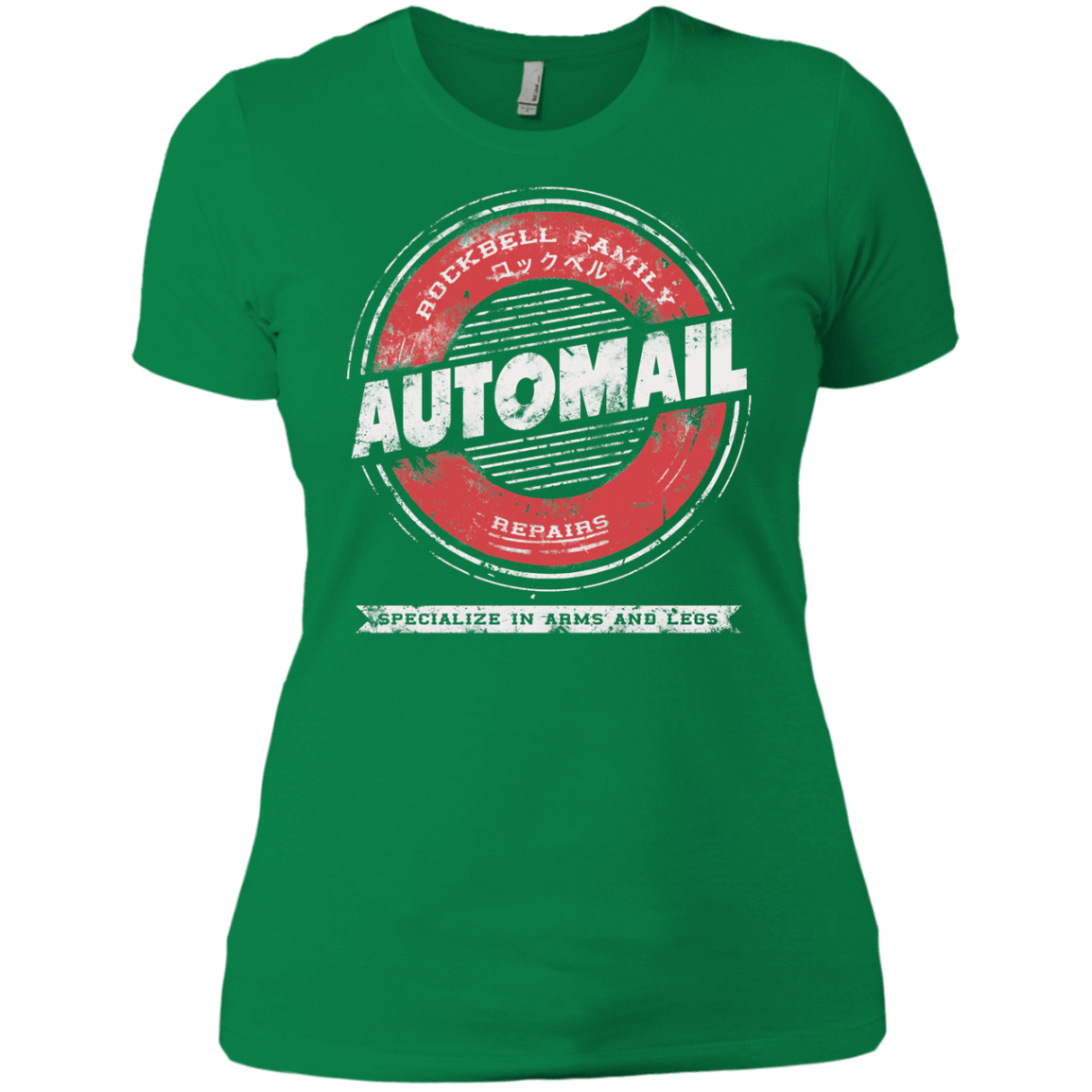 T-Shirts Kelly Green / X-Small Automail Women's Premium T-Shirt