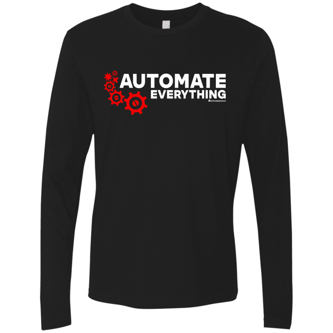 T-Shirts Black / Small Automate Everything Men's Premium Long Sleeve