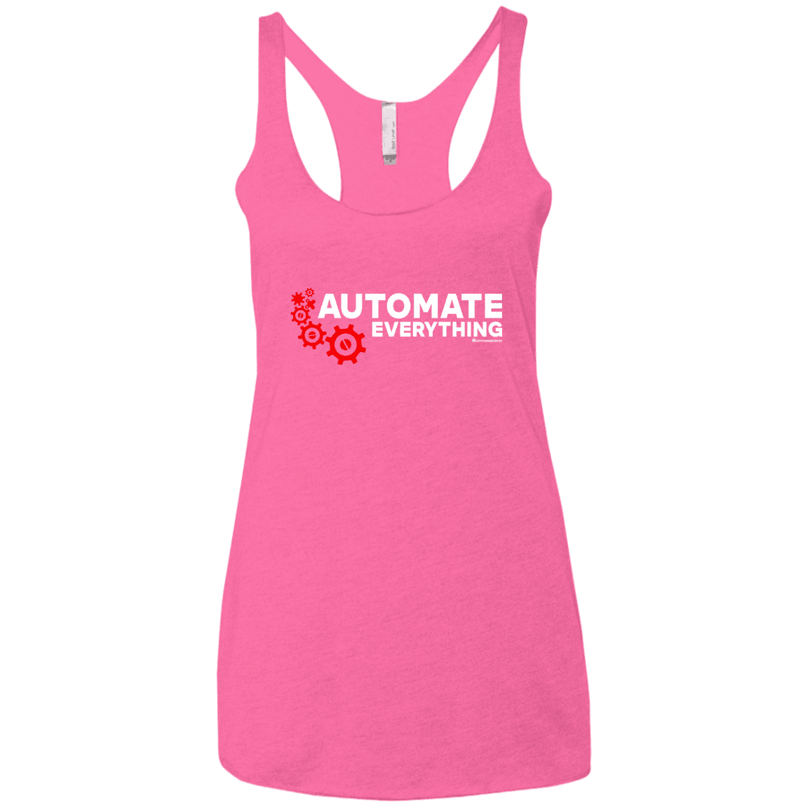 T-Shirts Vintage Pink / X-Small Automate Everything Women's Triblend Racerback Tank