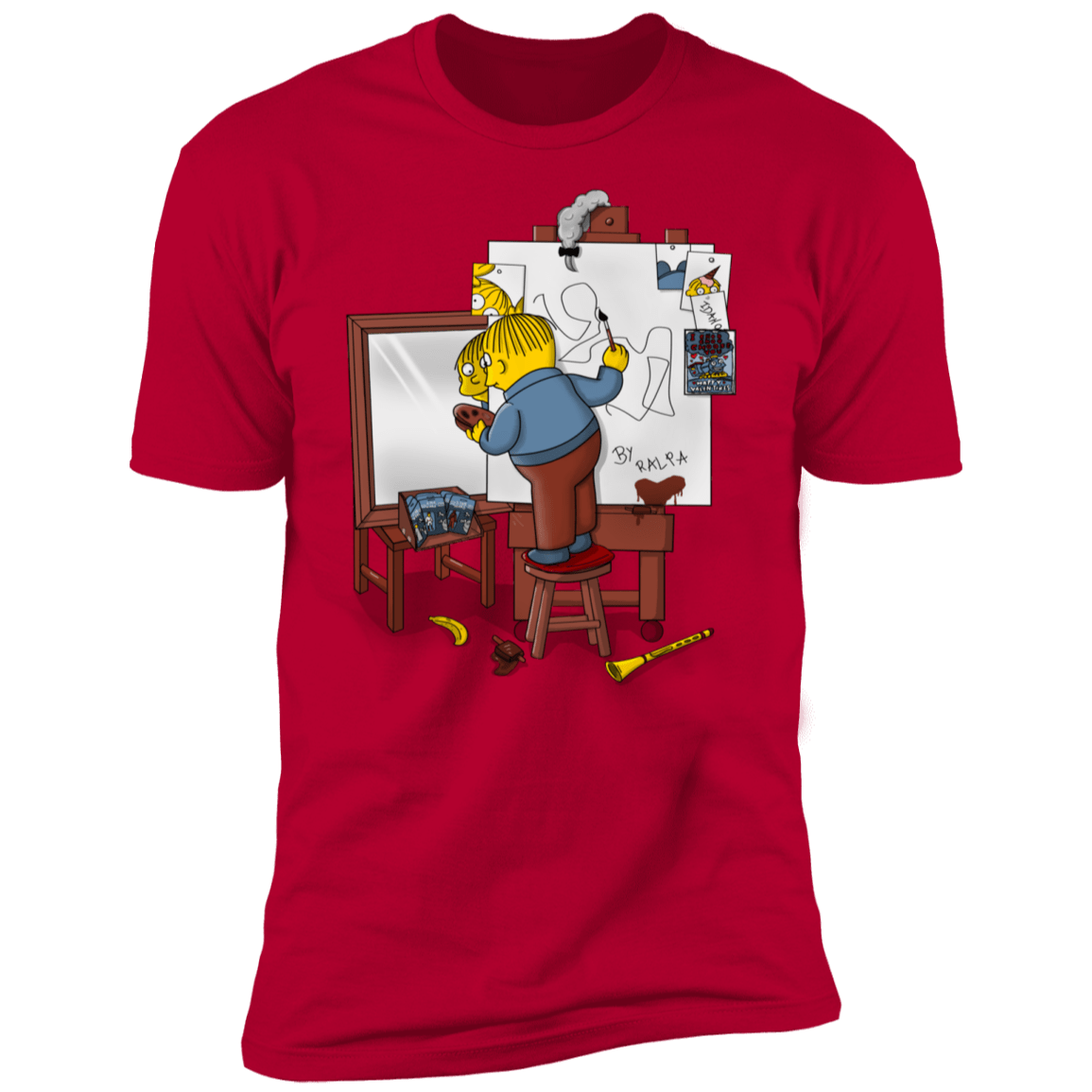 T-Shirts Red / S Autoretrato de Ralpha Men's Premium T-Shirt