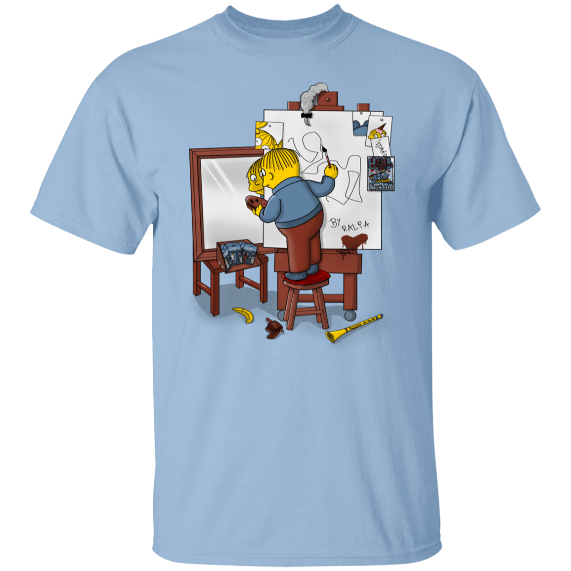 T-Shirts Light Blue / S Autoretrato de Ralpha T-Shirt