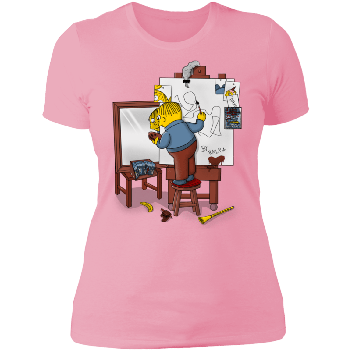 T-Shirts Light Pink / S Autoretrato de Ralpha Women's Premium T-Shirt