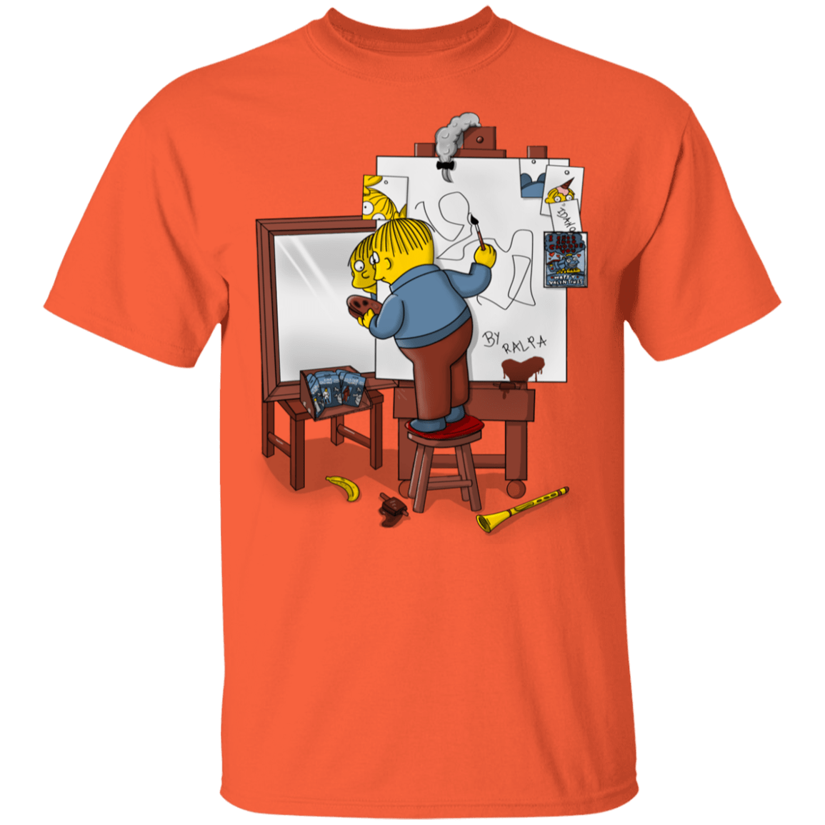 T-Shirts Orange / YXS Autoretrato de Ralpha Youth T-Shirt