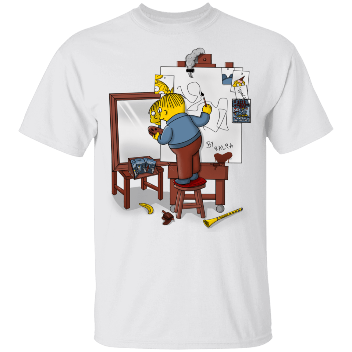 T-Shirts White / YXS Autoretrato de Ralpha Youth T-Shirt