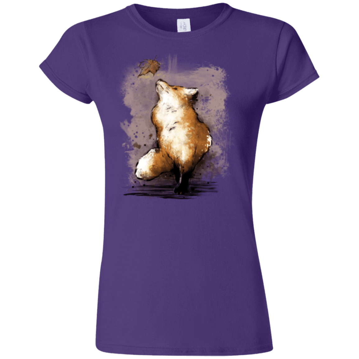 T-Shirts Purple / S Autumn Fox Junior Slimmer-Fit T-Shirt