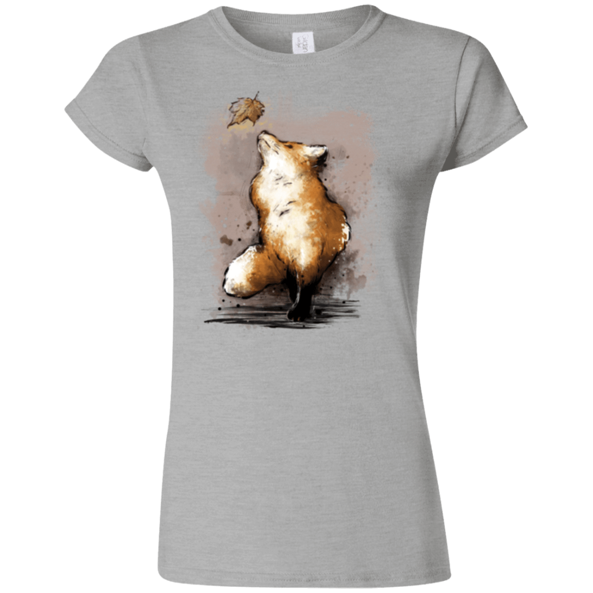 T-Shirts Sport Grey / S Autumn Fox Junior Slimmer-Fit T-Shirt