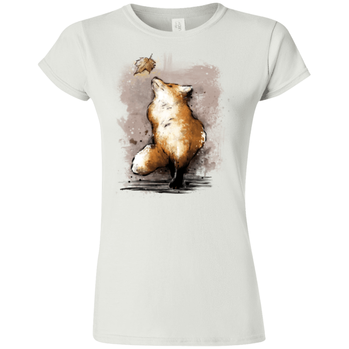 T-Shirts White / S Autumn Fox Junior Slimmer-Fit T-Shirt