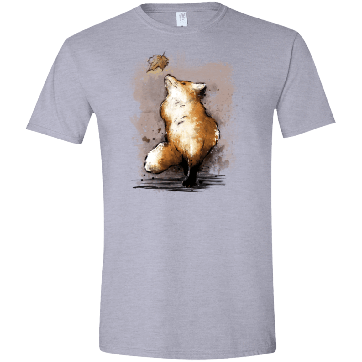 T-Shirts Sport Grey / X-Small Autumn Fox Men's Semi-Fitted Softstyle