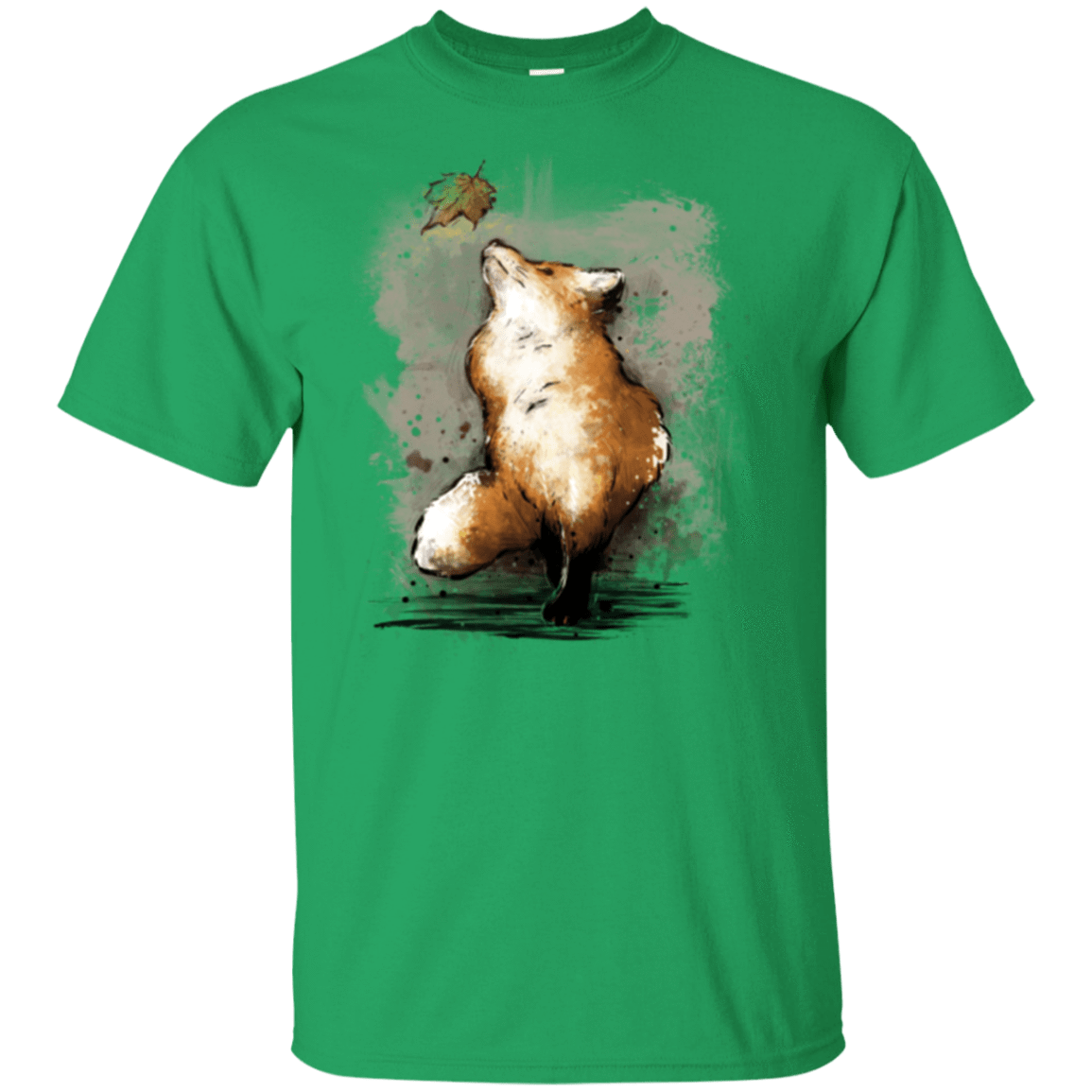 T-Shirts Irish Green / S Autumn Fox T-Shirt