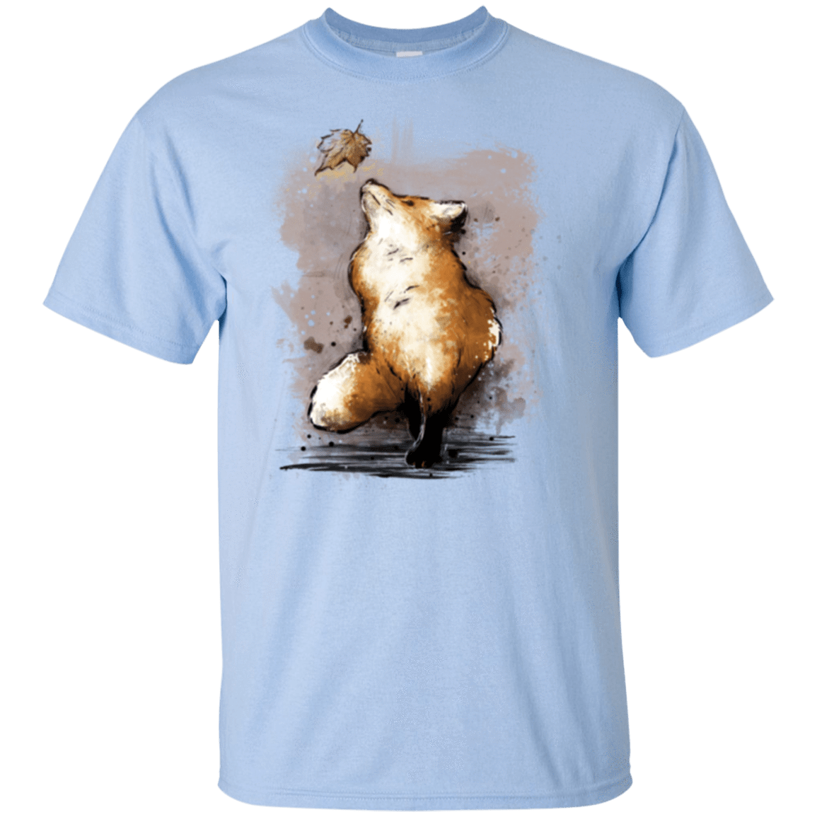 T-Shirts Light Blue / S Autumn Fox T-Shirt