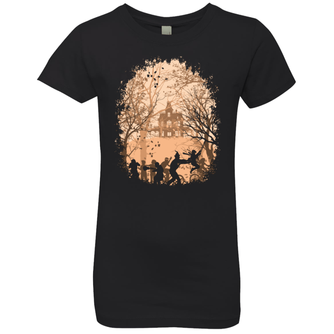 T-Shirts Black / YXS Autumn in Astoria Girls Premium T-Shirt