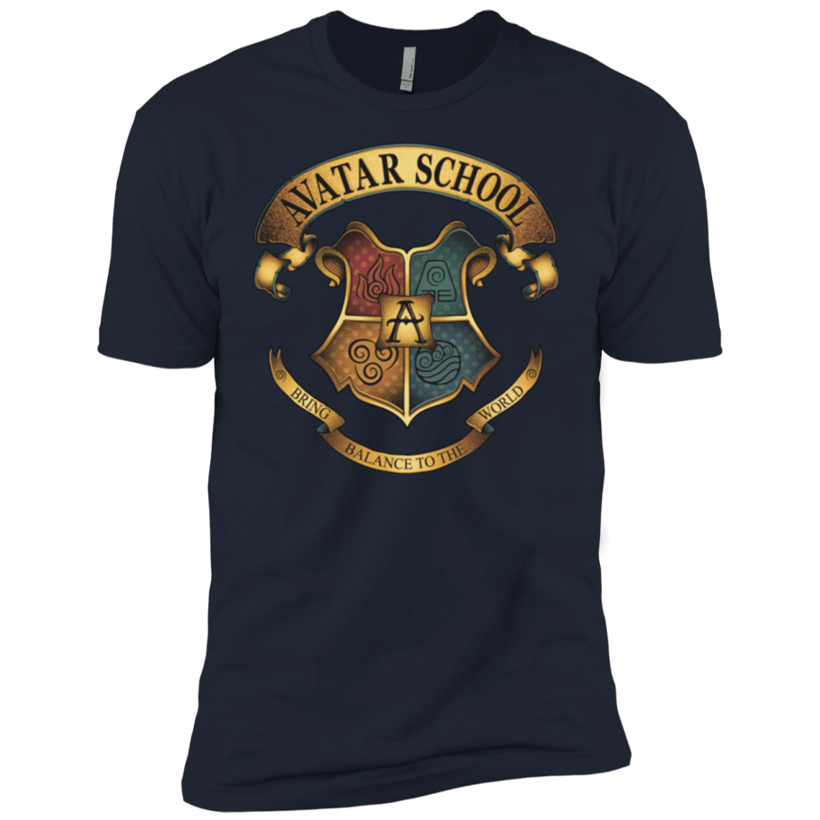 T-Shirts Midnight Navy / YXS Avatar School (2) Boys Premium T-Shirt