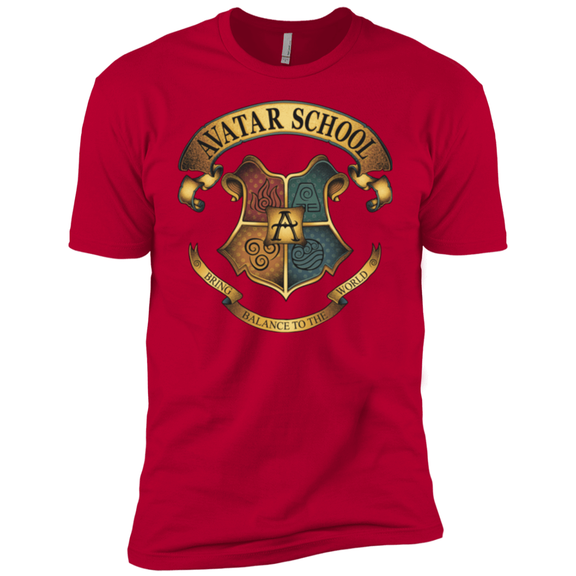 T-Shirts Red / YXS Avatar School (2) Boys Premium T-Shirt