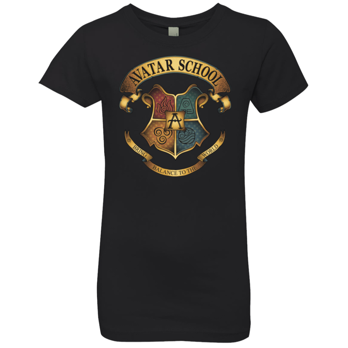 T-Shirts Black / YXS Avatar School (2) Girls Premium T-Shirt