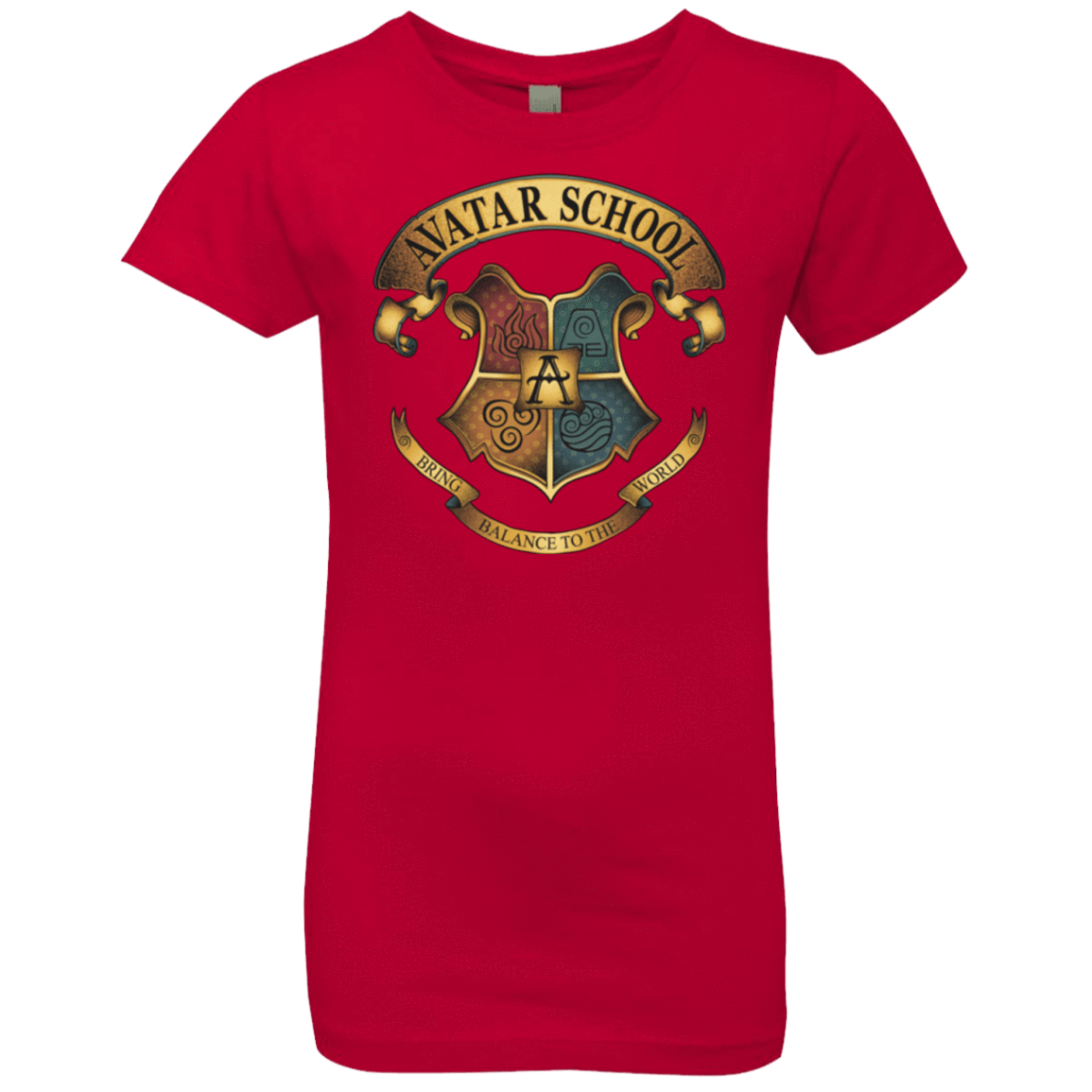 T-Shirts Red / YXS Avatar School (2) Girls Premium T-Shirt