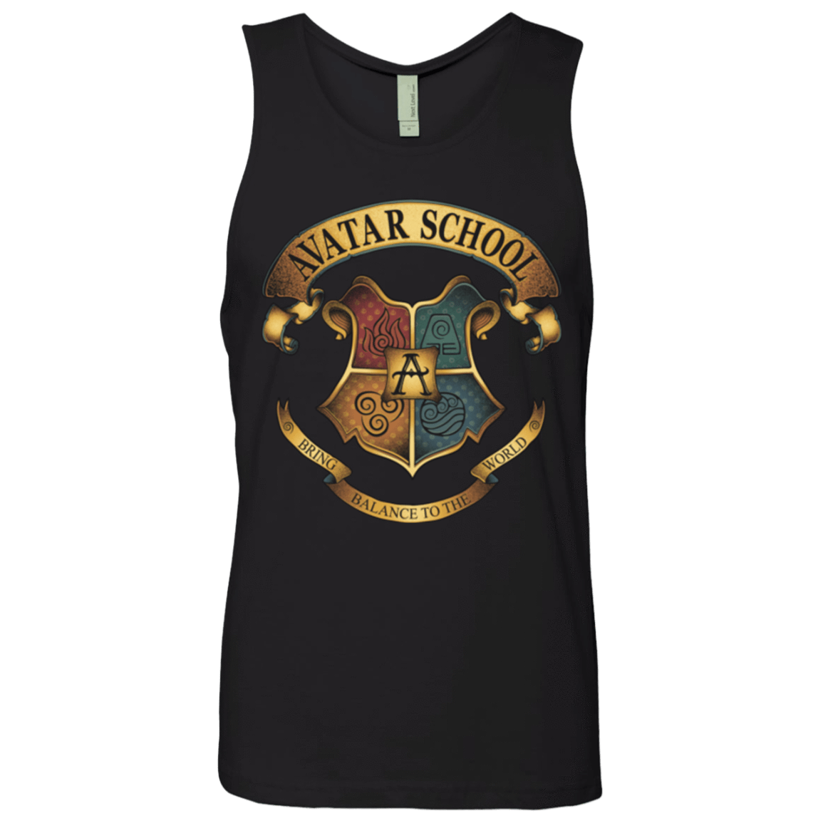 T-Shirts Black / Small Avatar School (2) Men's Premium Tank Top