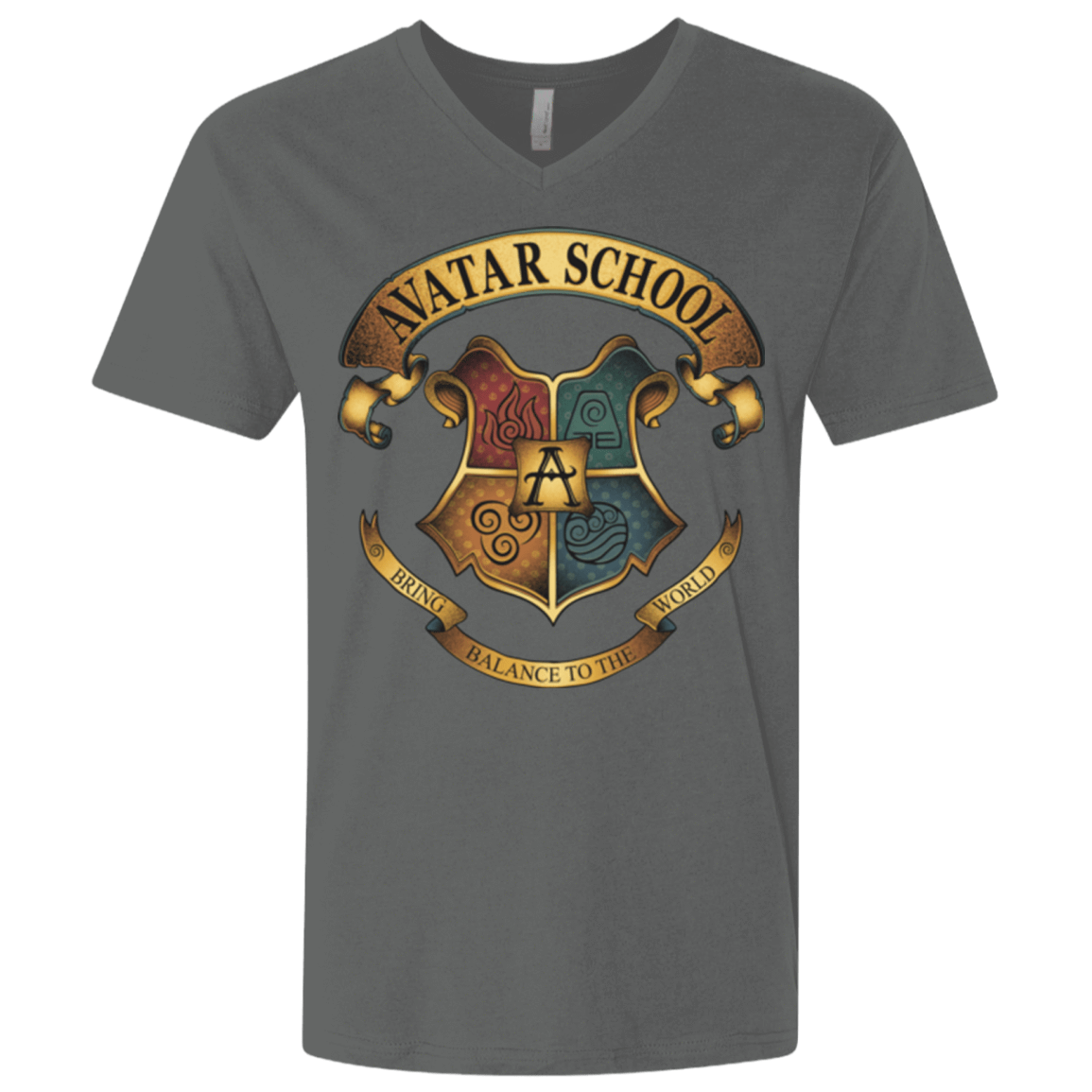 T-Shirts Heavy Metal / X-Small Avatar School (2) Men's Premium V-Neck