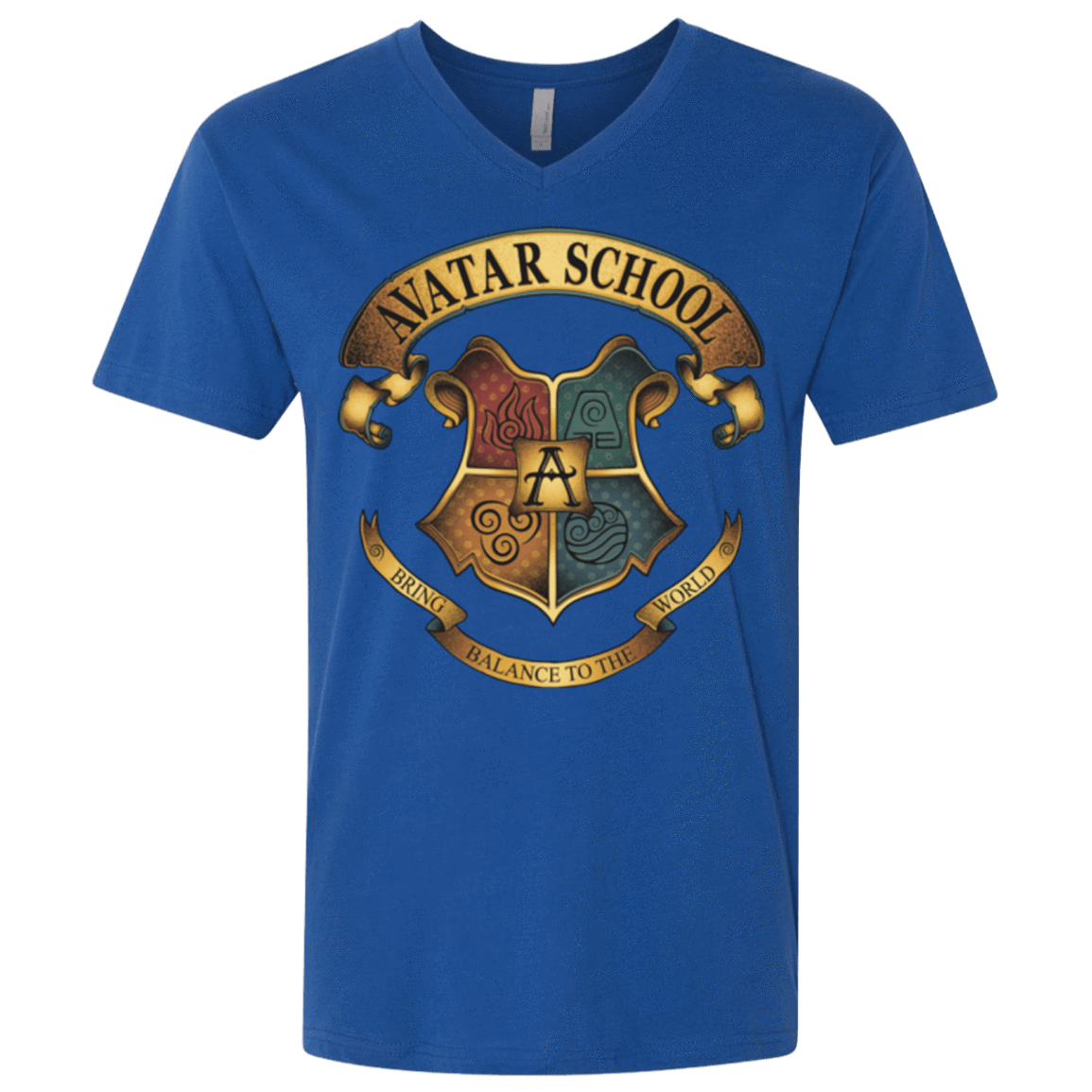 T-Shirts Royal / X-Small Avatar School (2) Men's Premium V-Neck