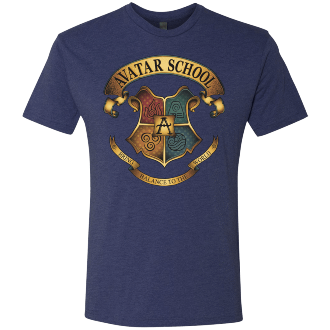 T-Shirts Vintage Navy / Small Avatar School (2) Men's Triblend T-Shirt