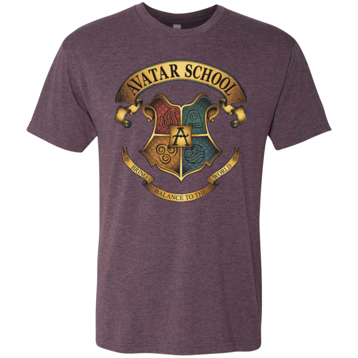 T-Shirts Vintage Purple / Small Avatar School (2) Men's Triblend T-Shirt
