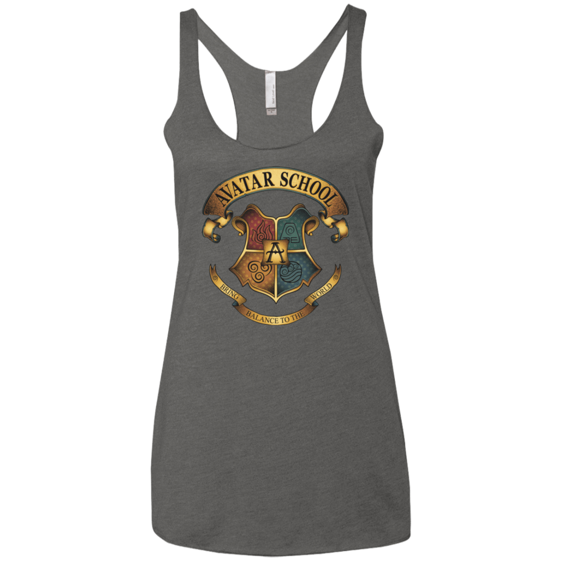 T-Shirts Premium Heather / X-Small Avatar School (2) Women's Triblend Racerback Tank