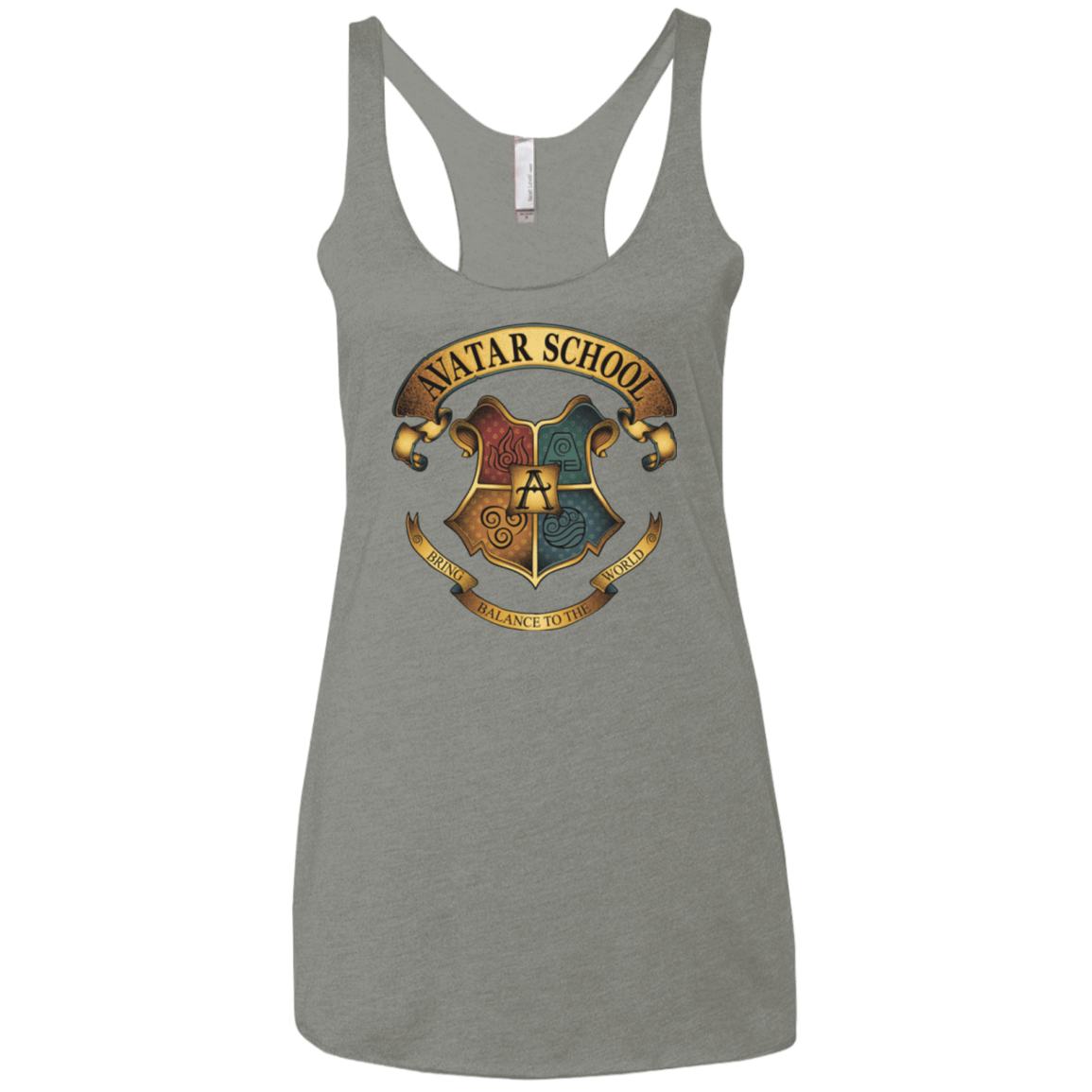 T-Shirts Venetian Grey / X-Small Avatar School (2) Women's Triblend Racerback Tank