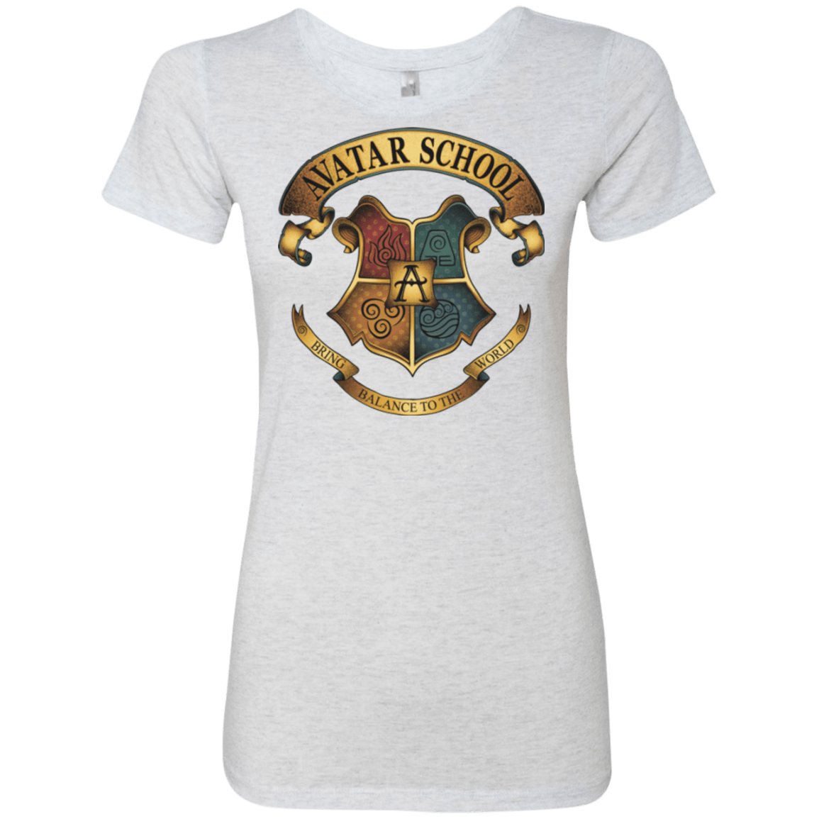 T-Shirts Heather White / Small Avatar School (2) Women's Triblend T-Shirt