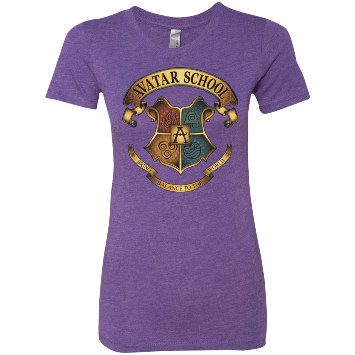 T-Shirts Purple Rush / Small Avatar School (2) Women's Triblend T-Shirt