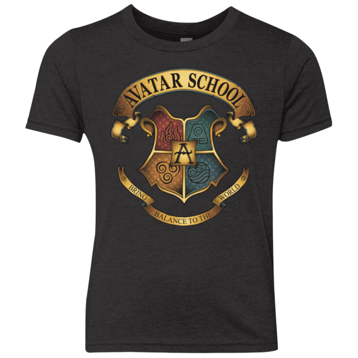 T-Shirts Vintage Black / YXS Avatar School (2) Youth Triblend T-Shirt